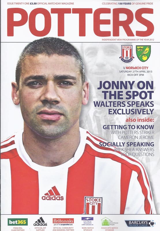 Stoke City FC v Norwich City FC